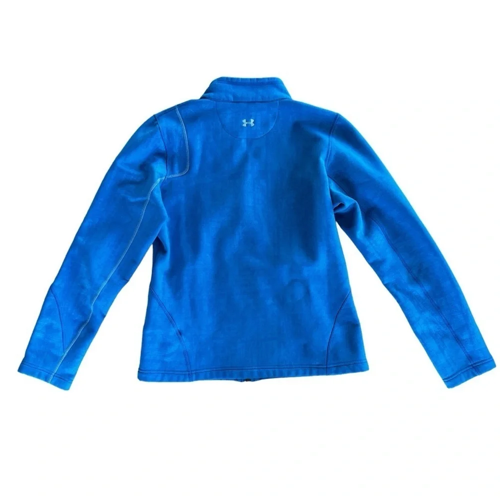 Under Armour athletic jacket full zip size M in blue